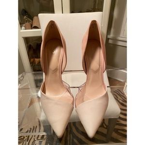 Aldo pink and white pumps